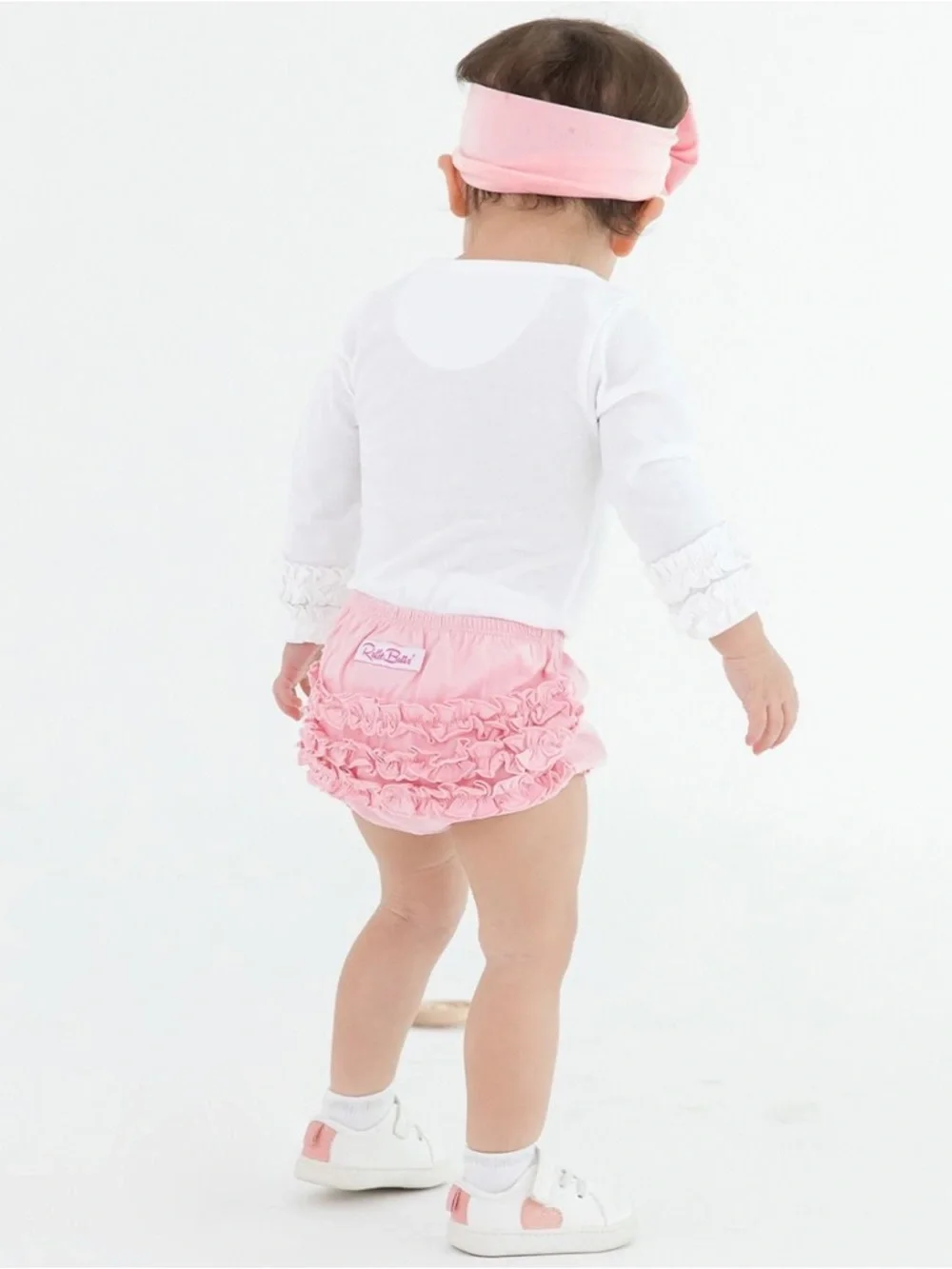 Ruffle Butts Light Pink Ruffle Diaper Cover